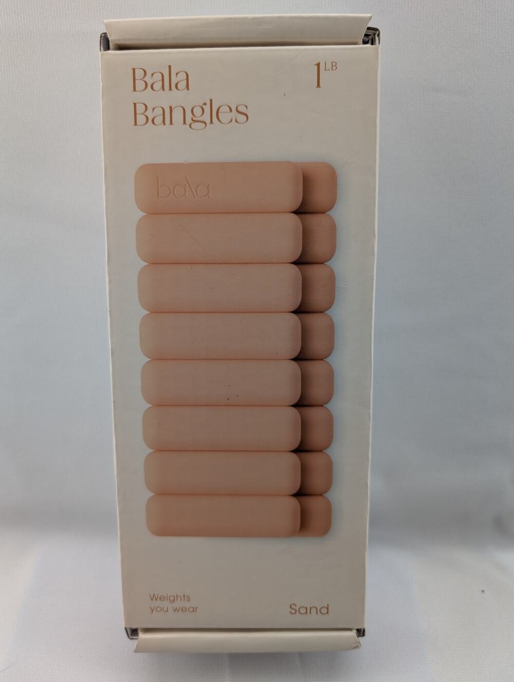 New Bala Bangles 1LBS each Wrist or Ankle Weights in Sand
